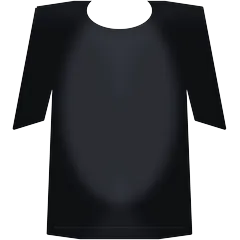 T-shirt noir — Haut