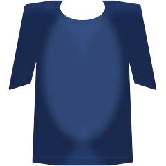 T-shirt bleu — Haut